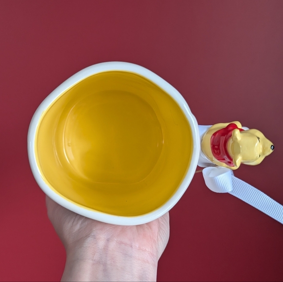 ❌SOLD❌Rae Dunn x Disney SILLY OLD BEAR 🐻 Winnie the Pooh Mug with 3D Figural - Picture 4 of 7